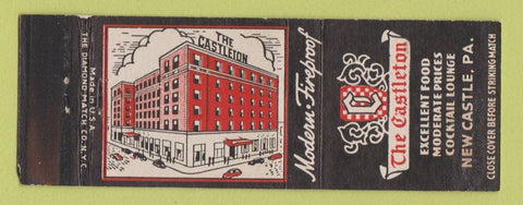 Matchbook Cover - The Castleton Restaurant New Castle PA WEAR