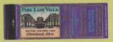 Matchbook Cover - Park Lane Villa Hotel Cleveland OH WEAR