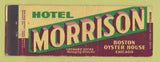 Matchbook Cover - Hotel Morrison Chicago IL