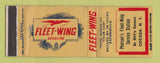 Matchbook Cover - Fleet Wing oil gas Pearson's Odessa NY WEAR
