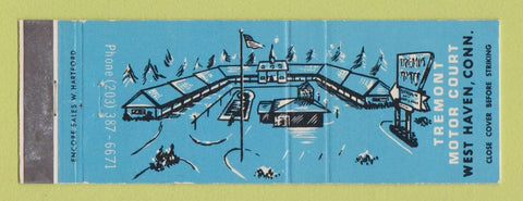 Matchbook Cover - Tremont Motor Court West Haven CT