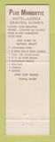 Matchbook Cover - Pere Marquette Hotel Lodge Grafton IL
