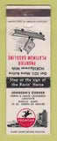 Matchbook Cover - Frontier oil gas Johnson's Corner Longmont Colorado WEAR