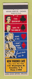 Matchbook Cover - New Phoenix Cafe Columbia SC