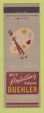 Matchbook Cover - Buehler Printing Cleveland OH