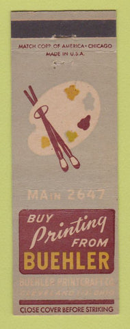 Matchbook Cover - Buehler Printing Cleveland OH