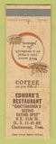 Matchbook Cover - Edmund's Restaurant Chattanooga TN