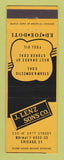 Matchbook Cover - J Lenz Sons Chicago IL coal fuel oil