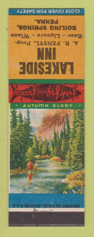 Matchbook Cover - Lakeside Inn Boiling Springs PA