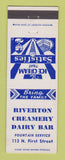 Matchbook Cover - Riverton Creamery Dairy Bar
