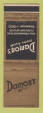 Matchbook Cover - Damon's Restaurant Cleveland Heights OH