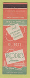 Matchbook Cover - Brodie's Tavern Cleveland OH