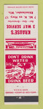 Matchbook Cover - Krause's 3 Way Service oil gas grocery Rhinelander WI