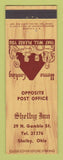 Matchbook Cover - Shelby Inn Shelby OH