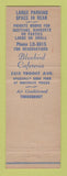 Matchbook Cover - Holzmark's Bluebird Cafeteria Kansas City MO