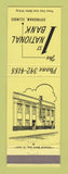 Matchbook Cover - 1st National Bank Effingham IL