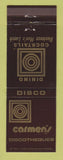 Matchbook Cover - Carmen's Disco Rochester Riverview Warren MI