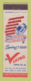 Matchbook Cover - Viking Paper Company New York City