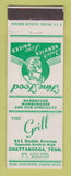 Matchbook Cover - The Grill Chattanooga TN