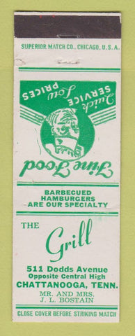 Matchbook Cover - The Grill Chattanooga TN