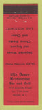 Matchbook Cover - Old Dover Restaurant Bar Grill Bronx NY Saul Wolfowitz