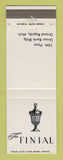Matchbook Cover - The Finial Grand Rapids MI