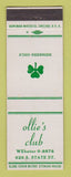Matchbook Cover - Ollie's Club Chicago? IL