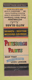 Matchbook Cover - Pittsburgh Paint Auto Glass