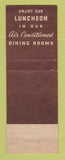 Matchbook Cover - Gibby's Cocktail Lounge Restaurant Chicago IL