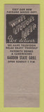 Matchbook Cover - Garden State Grill Haddonfield NJ