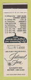 Matchbook Cover - Island Inn Wesbury LI NY