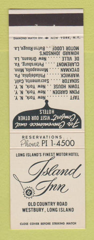 Matchbook Cover - Island Inn Wesbury LI NY