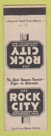 Matchbook Cover - Rock Island City Chattanooga TN