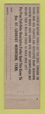 Matchbook Cover - Rock Island City Chattanooga TN