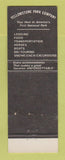 Matchbook Cover - Yellowstone Park Company Tourism