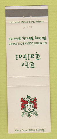 Matchbook Cover - The Talbot Delray Beach FL