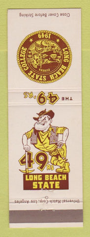 Matchbook Cover - Long Beach State College 49ers CA