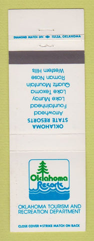 Matchbook Cover - Oklahoma State Resorts OK