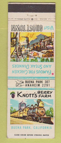 Matchbook Cover - KNott's Berry Farm Buena Park CA Ghost Town