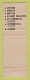 Matchbook Cover - Foster's Supper Club Buffalo NY