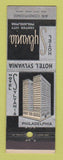 Matchbook Cover - Hotel Sylvania Philadelphia PA