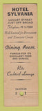 Matchbook Cover - Hotel Sylvania Philadelphia PA