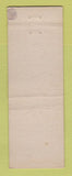 Matchbook Cover - Mount Jefferson Tourist Court Restaurant Randolph NY WEAR