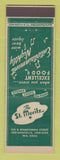 Matchbook Cover - St Moritz Restaurant Indianapolis IN