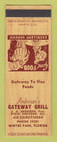 Matchbook Cover - Anderson's Gateway Grill Winter Park FL
