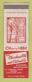 Matchbook Cover - Cleveland Tile and Cabinet Company OH
