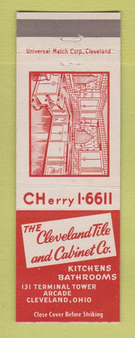 Matchbook Cover - Cleveland Tile and Cabinet Company OH