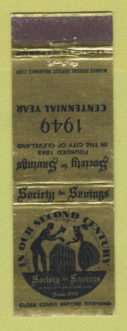 Matchbook Cover - Society for Savings Cleveland OH 1949