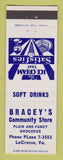 Matchbook Cover - Bracey's Community Store LaCrosse VA