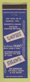 Matchbook Cover - Shaw's Jewelry Cleveland OH MISCUT